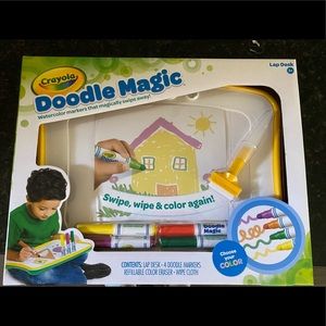 NEW Crayola doodle magic lap desk board with markers